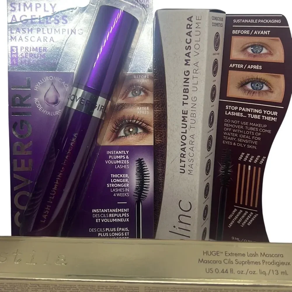 Mascara Lot of 3 -Blinc, Cover Girl, and Stila